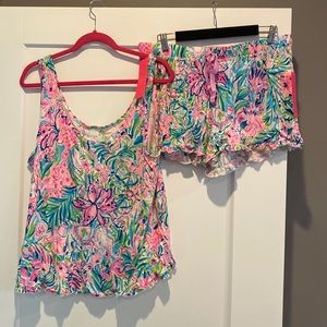 NWT Lilly Pulitzer 2-pc Sleep Set